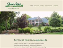 Tablet Screenshot of greengrassandmore.com